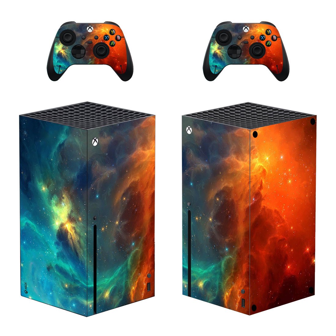 Galaxy View decal skin for Xbox Series X Console & 2 Controllers