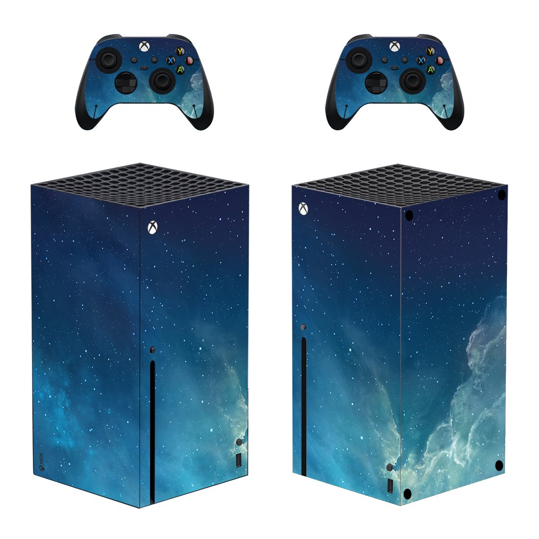 Galaxy View decal skin for Xbox Series X Console & 2 Controllers