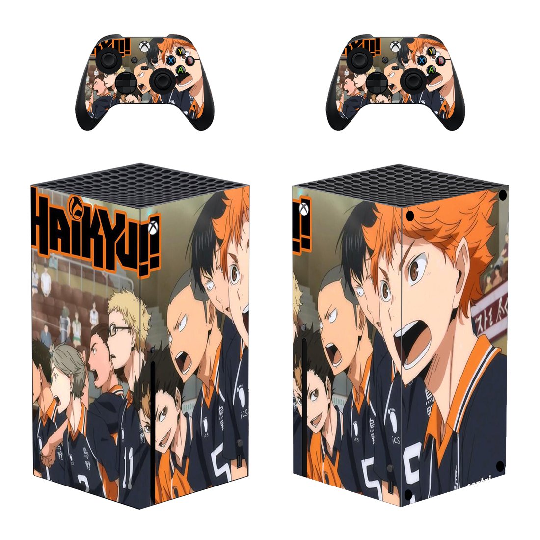 Volleyball boy decal skin for Xbox Series X Console & 2 Controllers