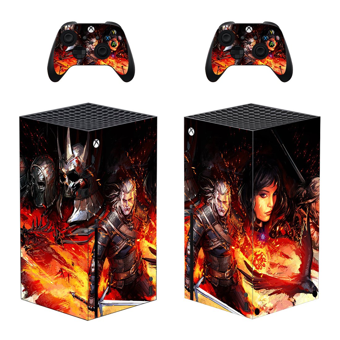 The Witcher decal skin for Xbox Series X Console & 2 Controllers