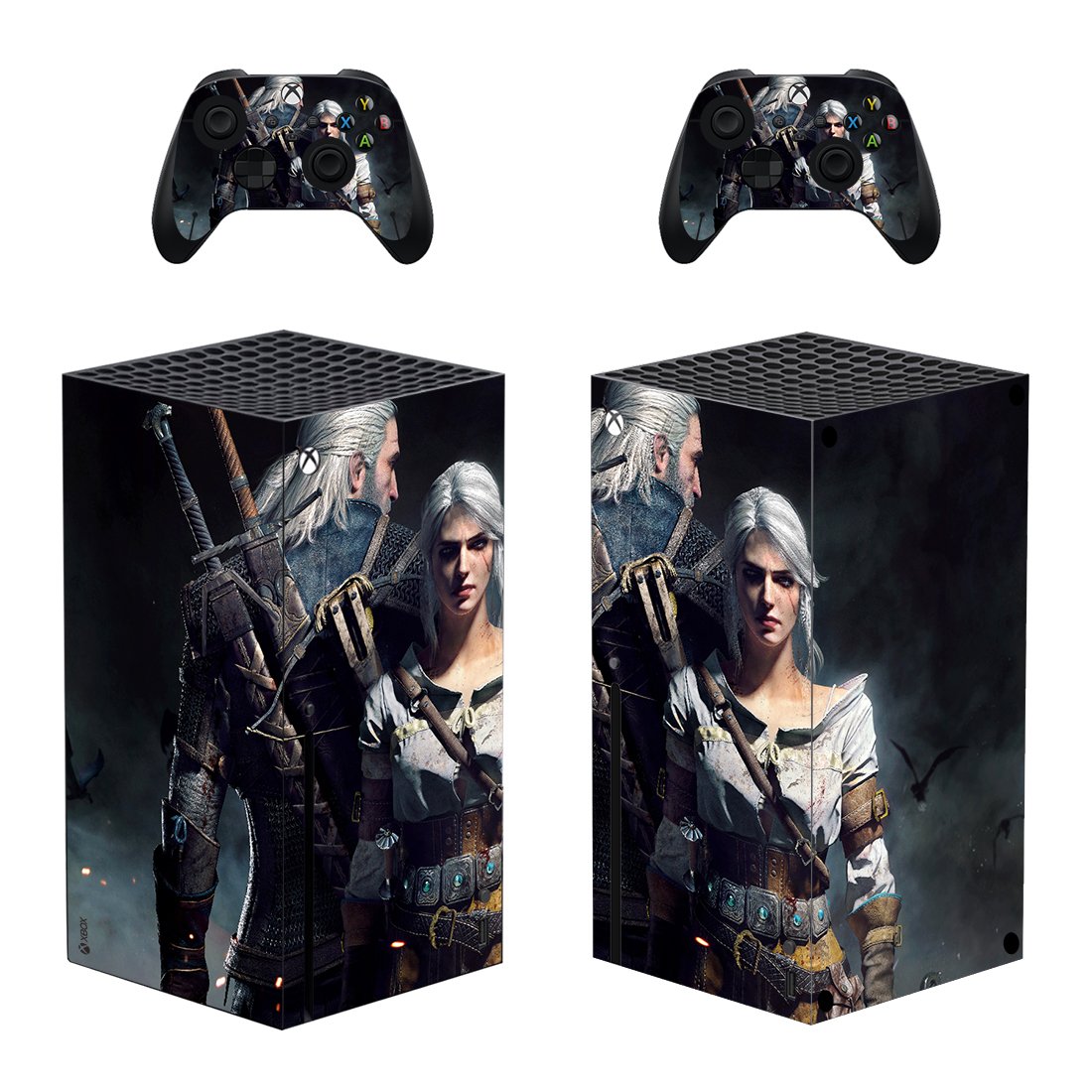 The Witcher decal skin for Xbox Series X Console & 2 Controllers
