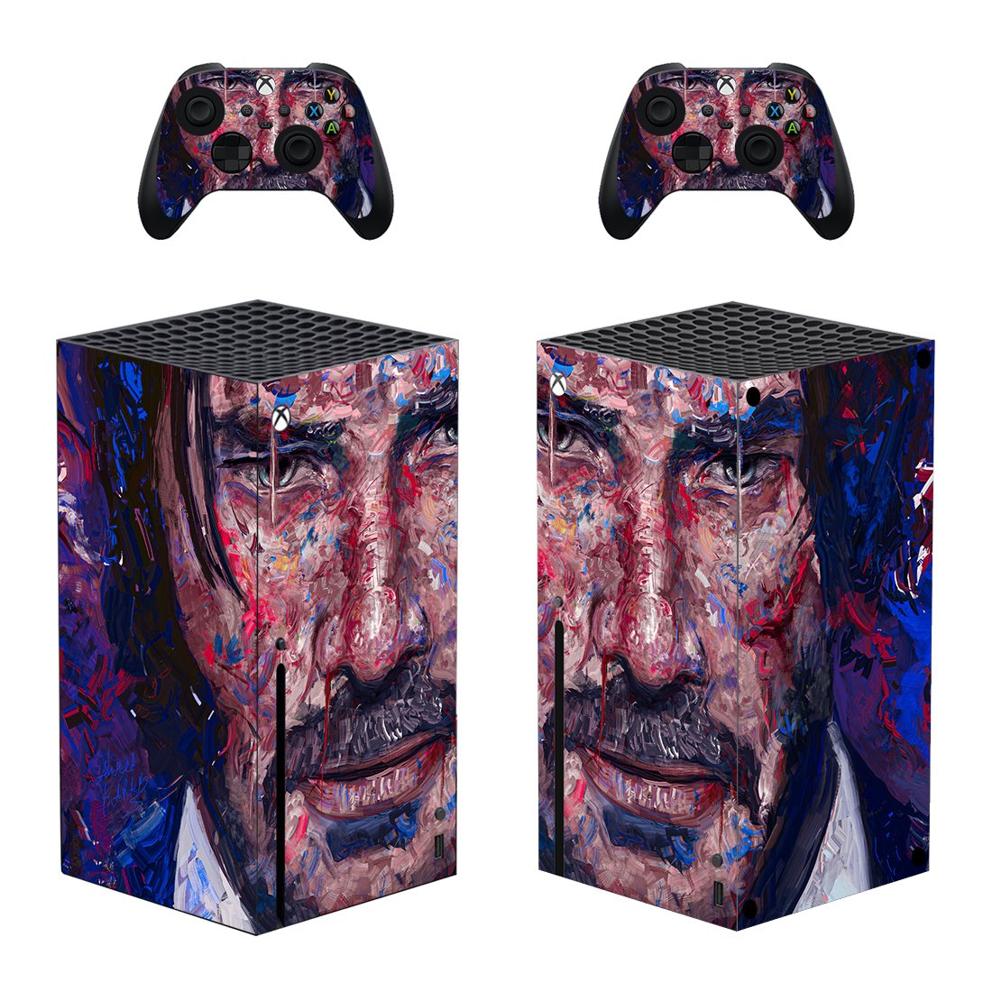 John Wick decal skin for Xbox Series X Console & 2 Controllers