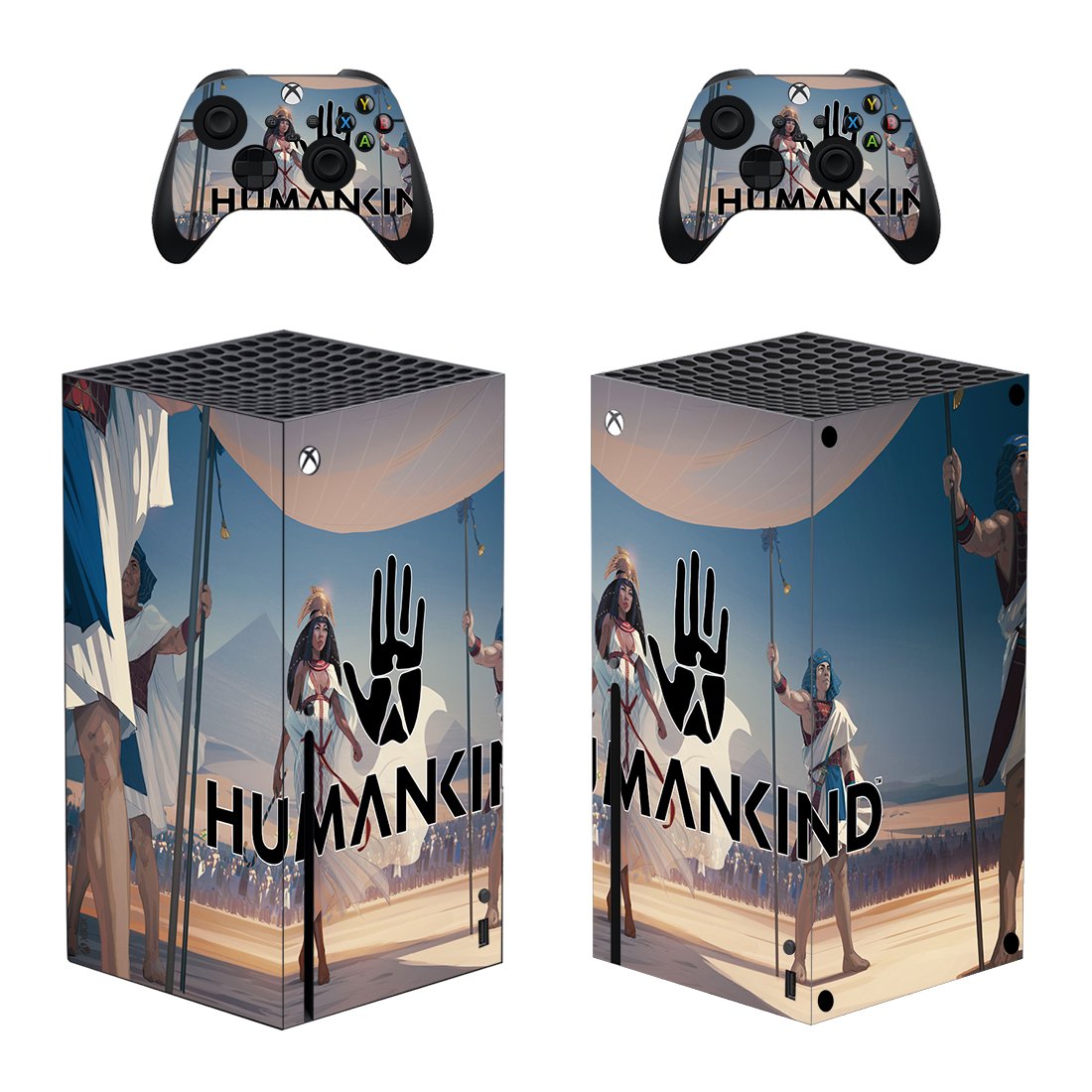 Humankind decal skin for Xbox Series X Console & 2 Controllers