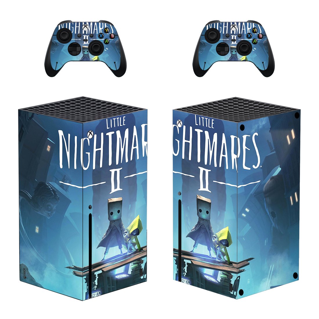 Little Nightmares 2 decal skin for Xbox Series X Console & 2 Controllers