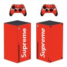 Supreme decal skin for Xbox Series X Console & 2 Controllers