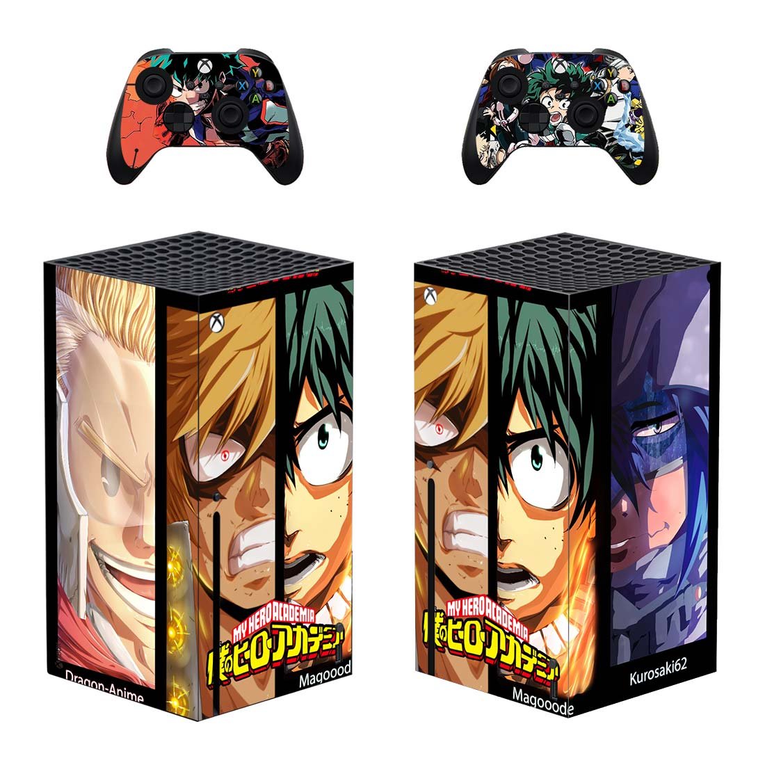 My Hero Academy decal skin for Xbox Series X Console & 2 Controllers