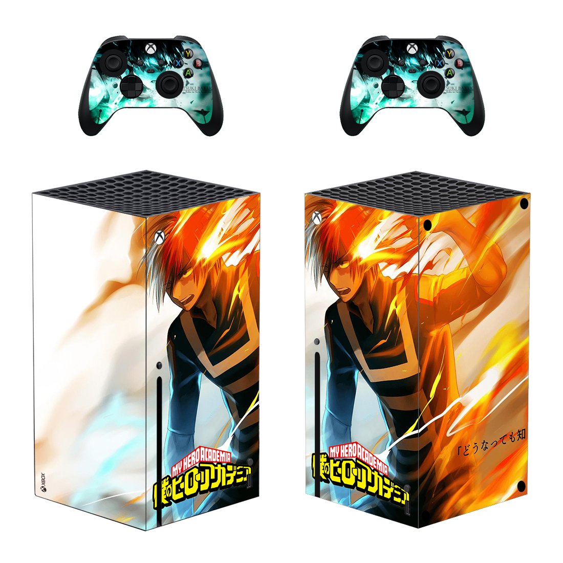 My Hero Academy decal skin for Xbox Series X Console & 2 Controllers