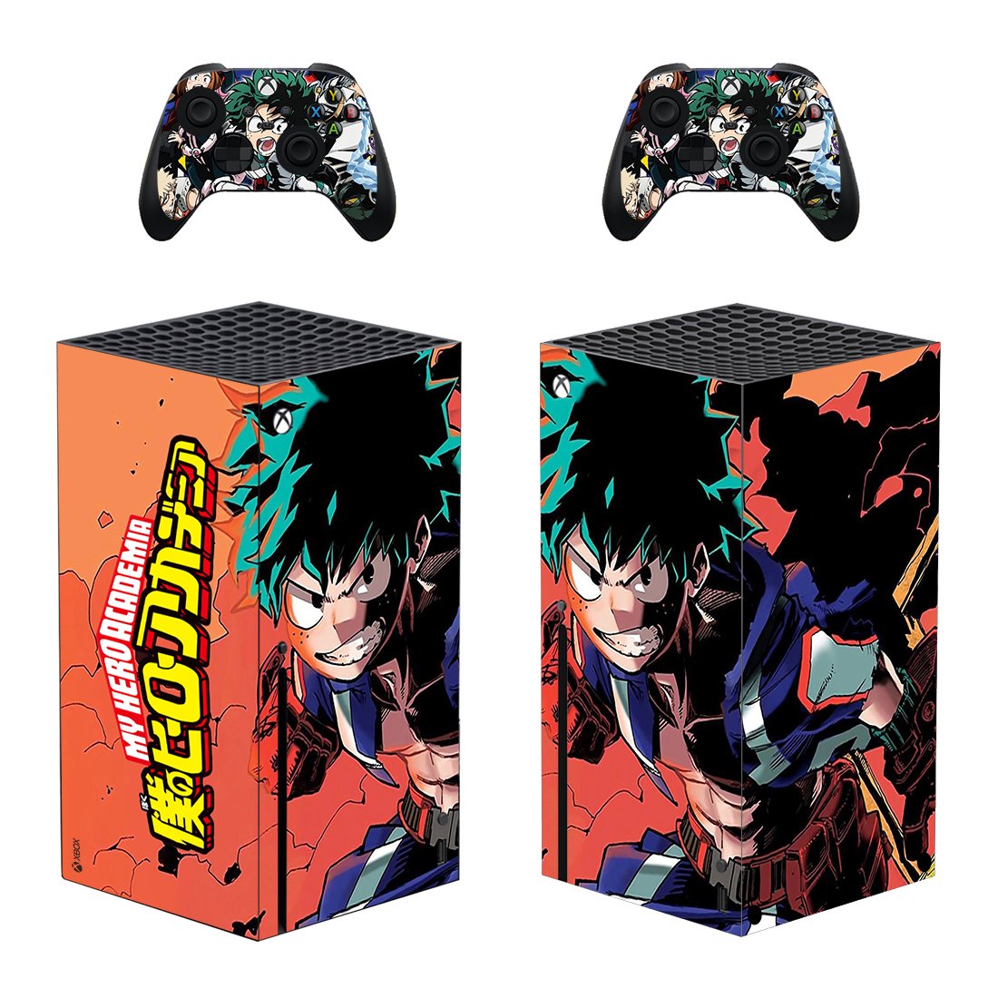 My Hero Academy decal skin for Xbox Series X Console & 2 Controllers