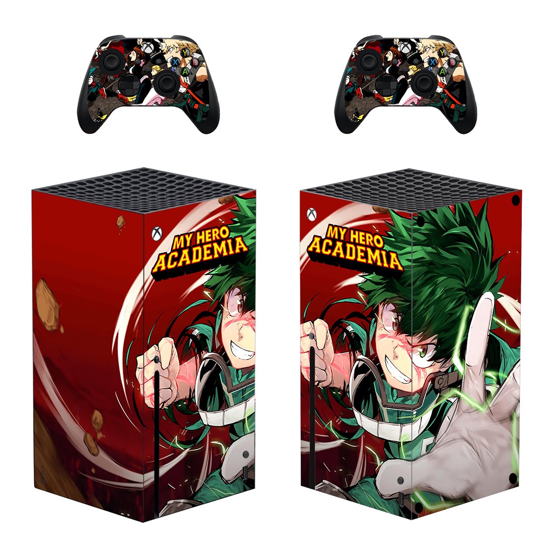 My Hero Academy decal skin for Xbox Series X Console & 2 Controllers