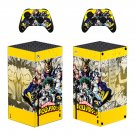 My Hero Academy decal skin for Xbox Series X Console & 2 Controllers