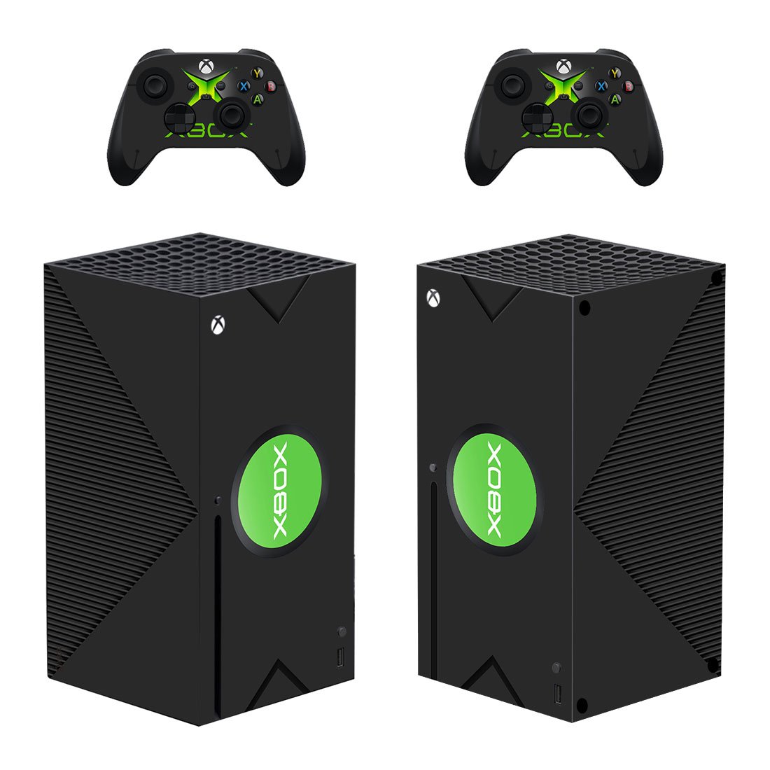Classic decal skin for Xbox Series X Console & 2 Controllers