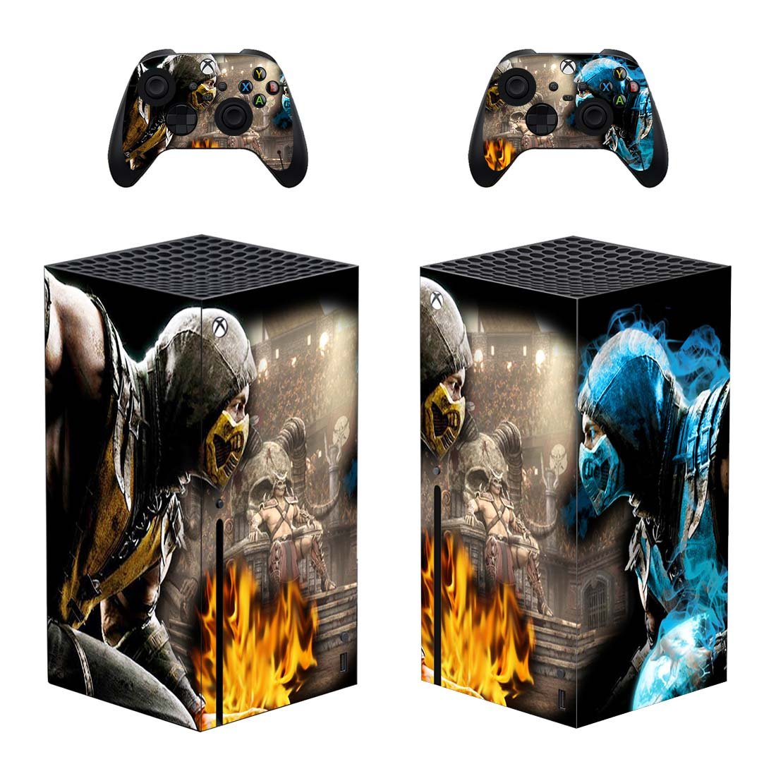 Mortal Kombat 11 decal skin for Xbox Series X Console & 2 Controllers