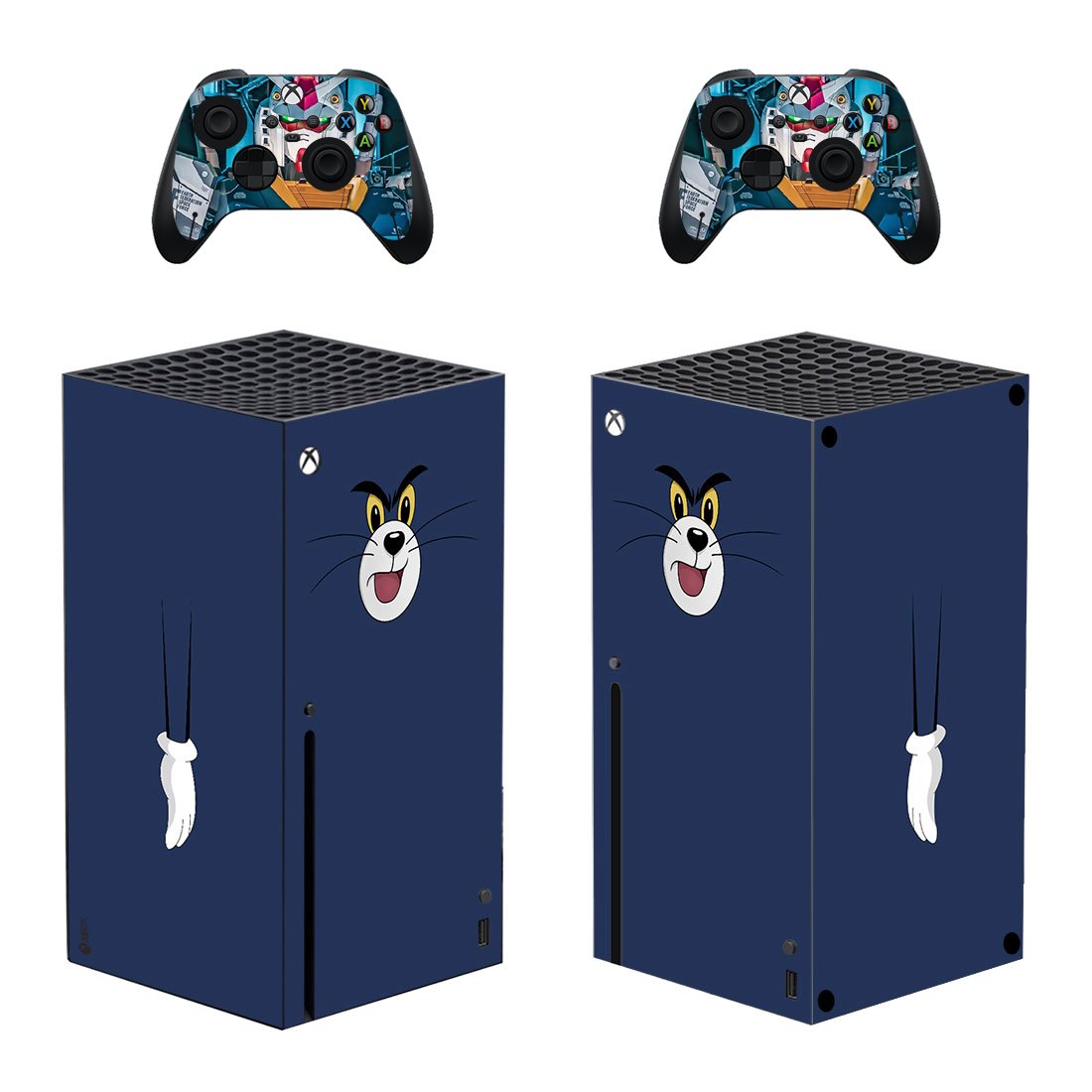 Tom and Jerry decal skin for Xbox Series X Console & 2 Controllers
