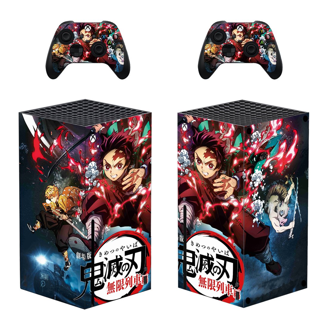Demon Slayer decal skin for Xbox Series X Console & 2 Controllers