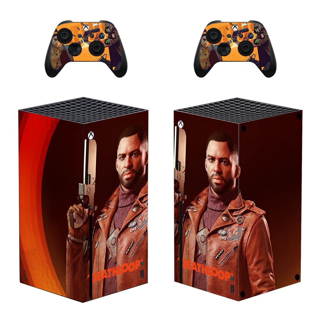 Deathloop decal skin for Xbox Series X Console & 2 Controllers