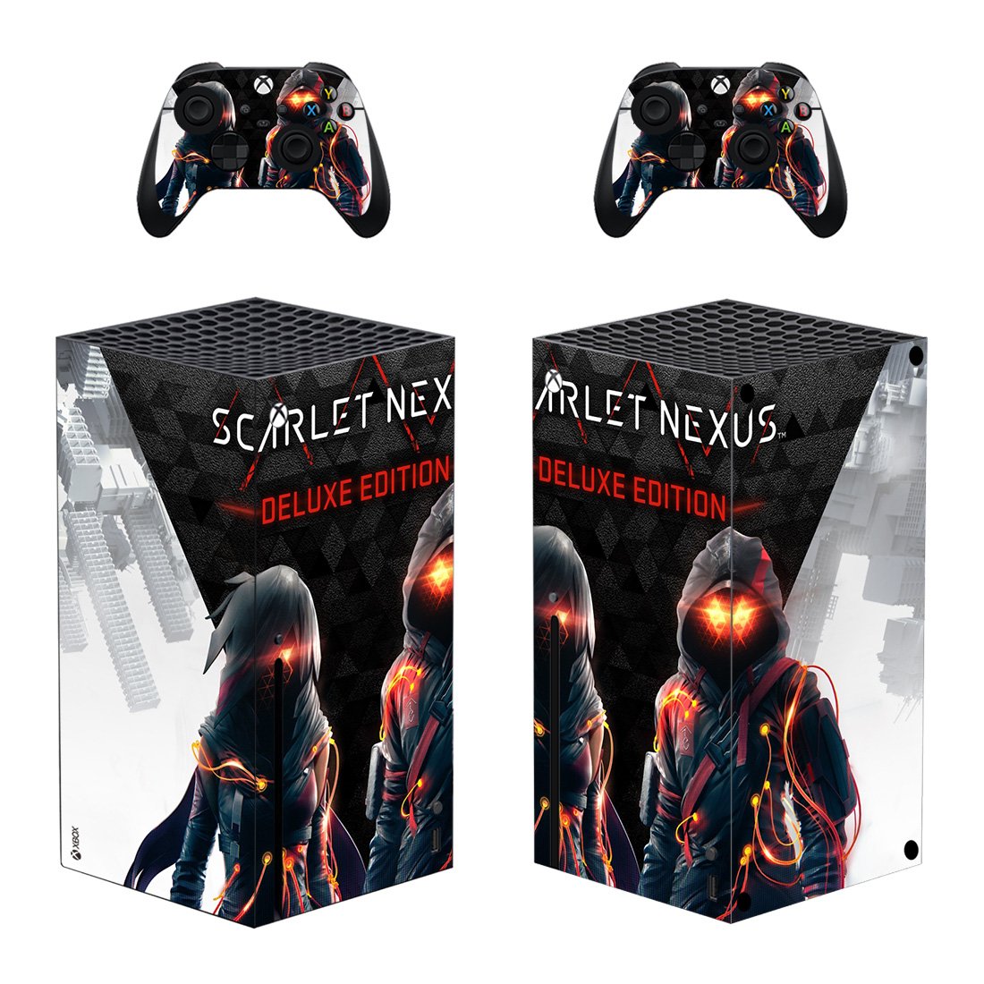 SCARLET NEXUS decal skin for Xbox Series X Console & 2 Controllers