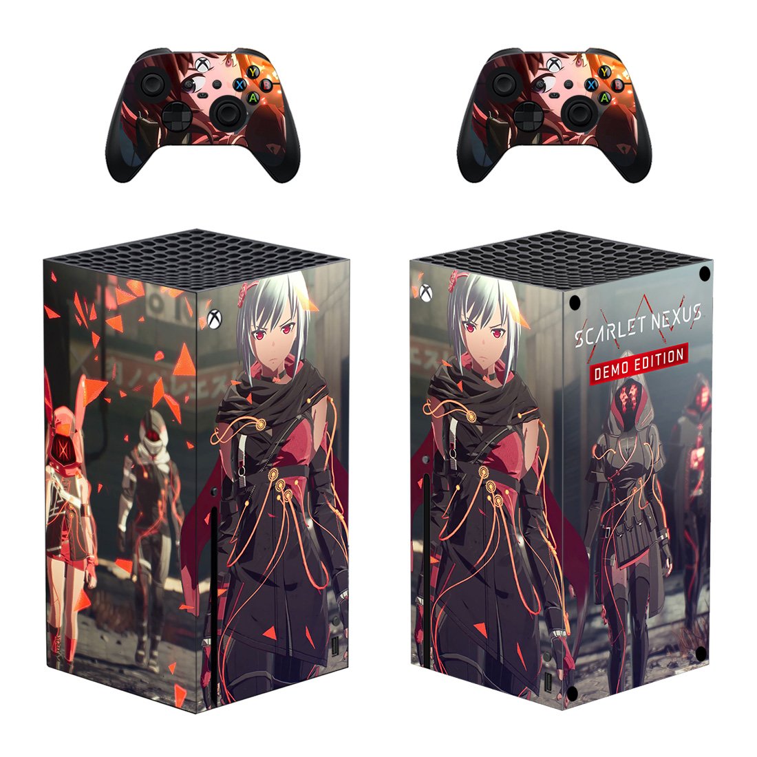 SCARLET NEXUS decal skin for Xbox Series X Console & 2 Controllers