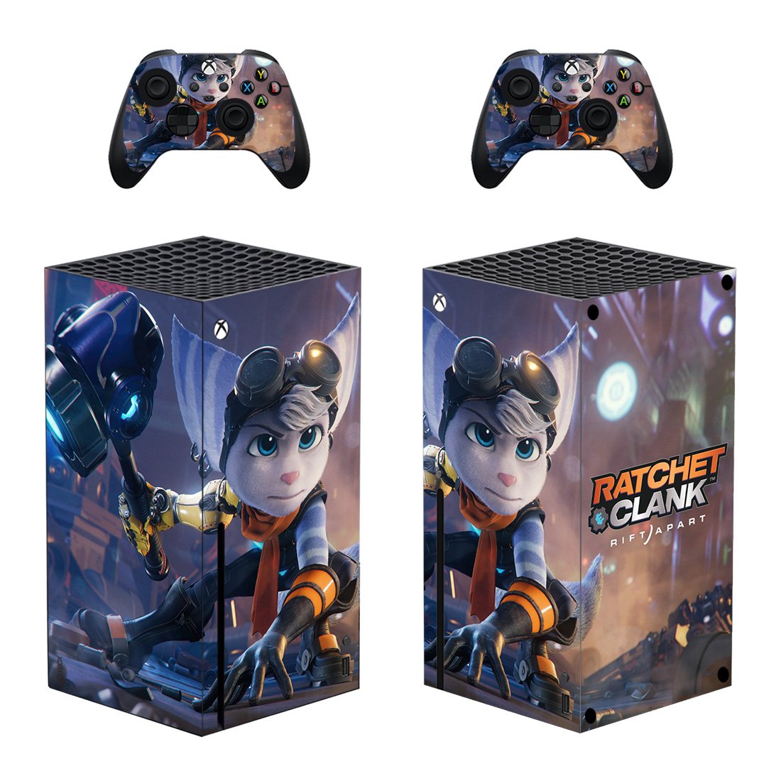 Ratchet and Clank decal skin for Xbox Series X Console & 2 Controllers