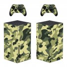 Camouflage decal skin for Xbox Series X Console & 2 Controllers