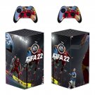 FIFA 22 decal skin for Xbox Series X Console & 2 Controllers