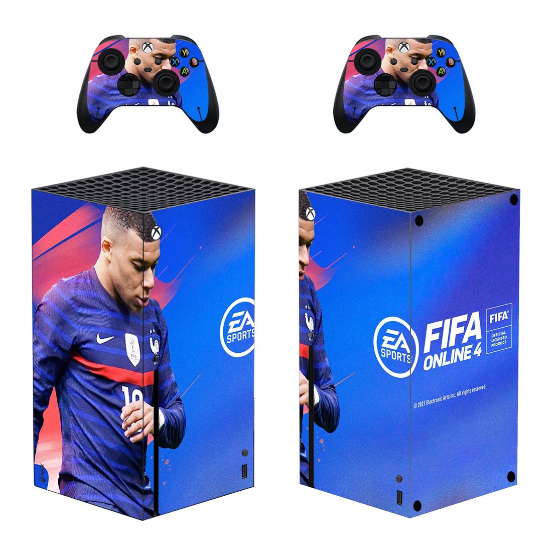 FIFA 22 decal skin for Xbox Series X Console & 2 Controllers