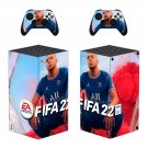 FIFA 22 decal skin for Xbox Series X Console & 2 Controllers