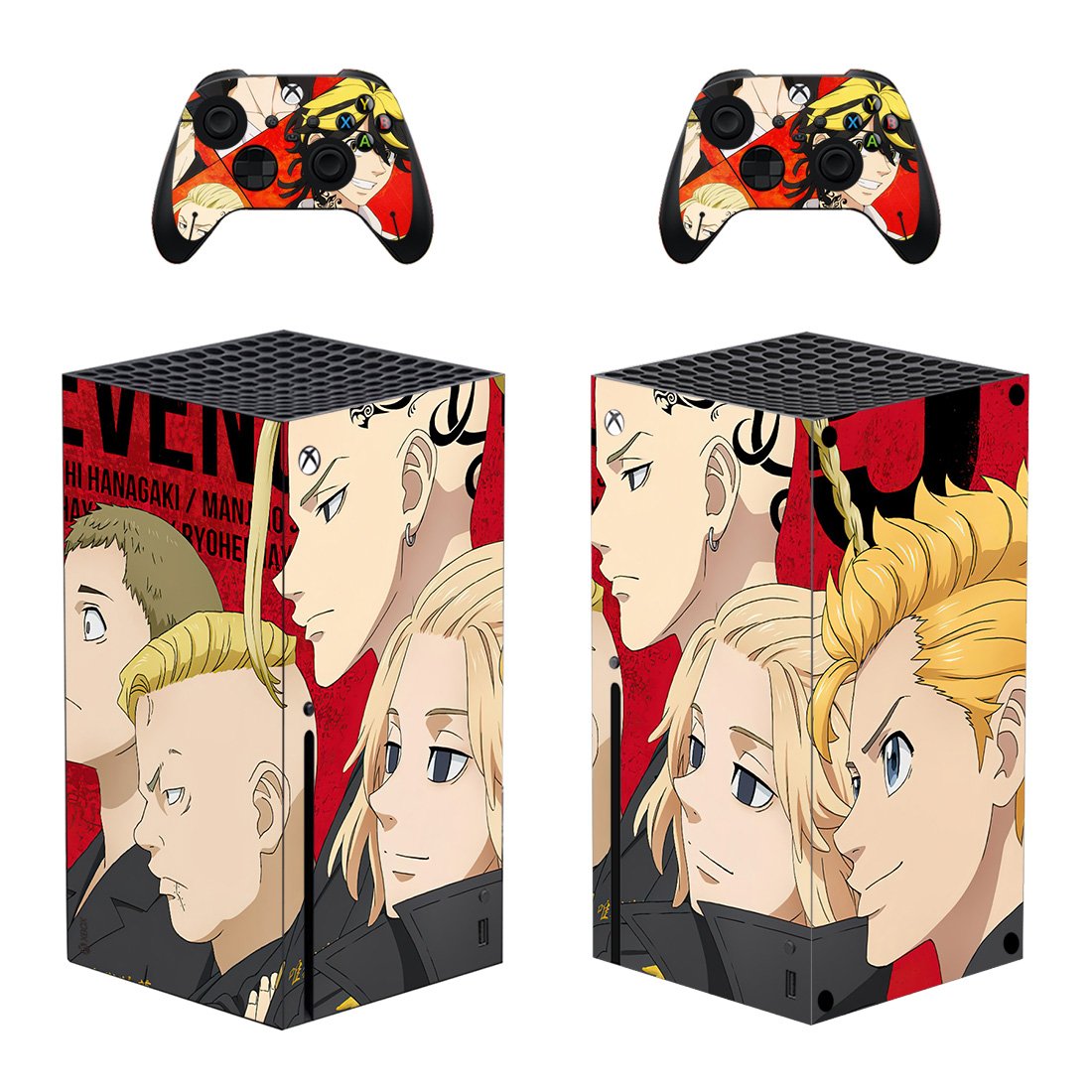 Tokyo Avengers decal skin for Xbox Series X Console & 2 Controllers