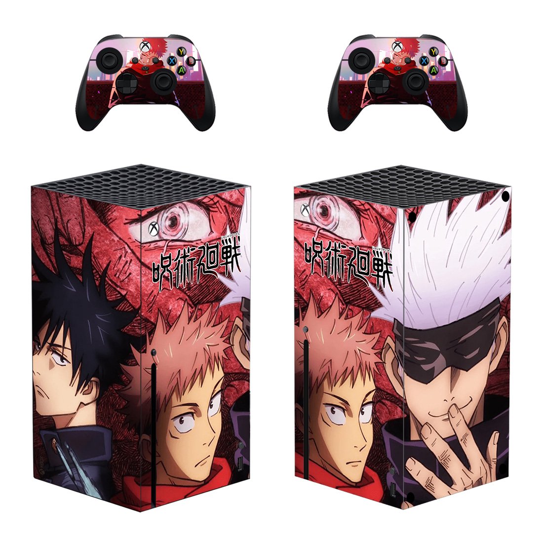 Jujutsu Kaisen decal skin for Xbox Series X Console & 2 Controllers