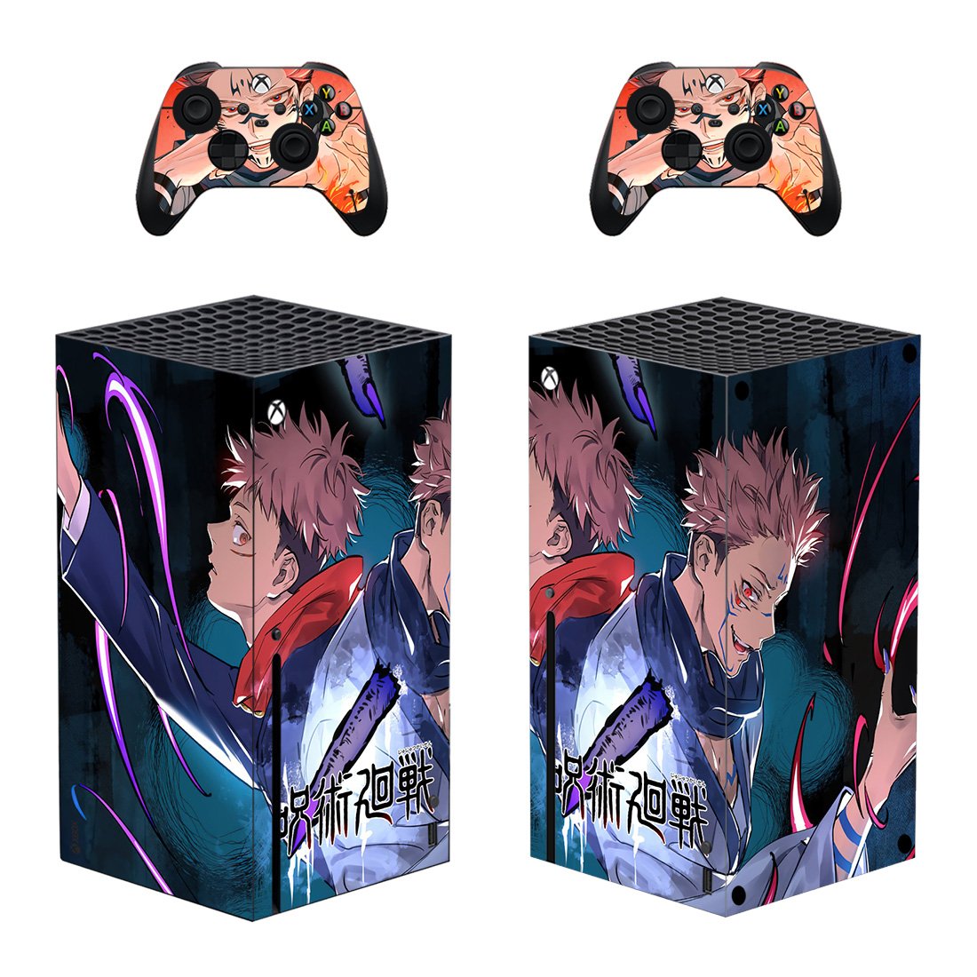 Jujutsu Kaisen decal skin for Xbox Series X Console & 2 Controllers