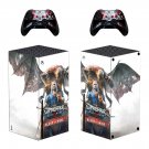 The Witcher Wild Hunt decal skin for Xbox Series X Console & 2 Controllers