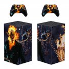 Ghost Rider decal skin for Xbox Series X Console & 2 Controllers