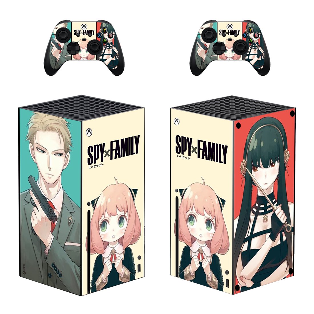 Spy X Family decal skin for Xbox Series X Console & 2 Controllers