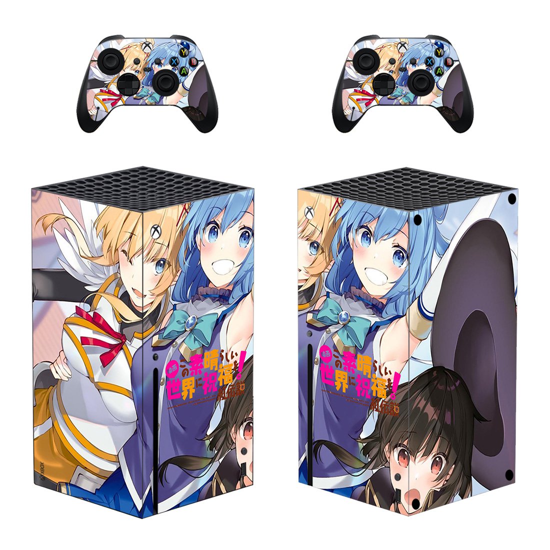 Anime decal skin for Xbox Series X Console & 2 Controllers