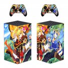 Anime decal skin for Xbox Series X Console & 2 Controllers