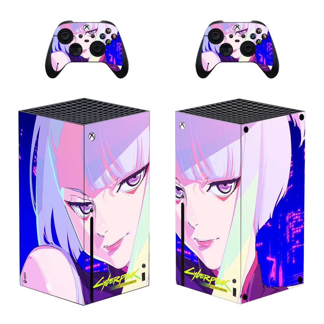 Anime decal skin for Xbox Series X Console & 2 Controllers