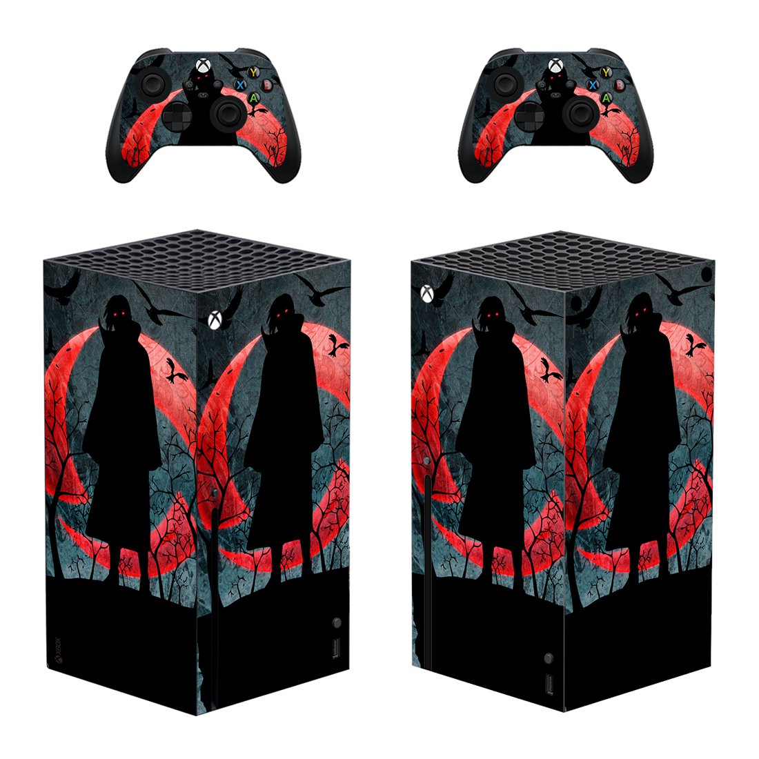 Naruto decal skin for Xbox Series X Console & 2 Controllers