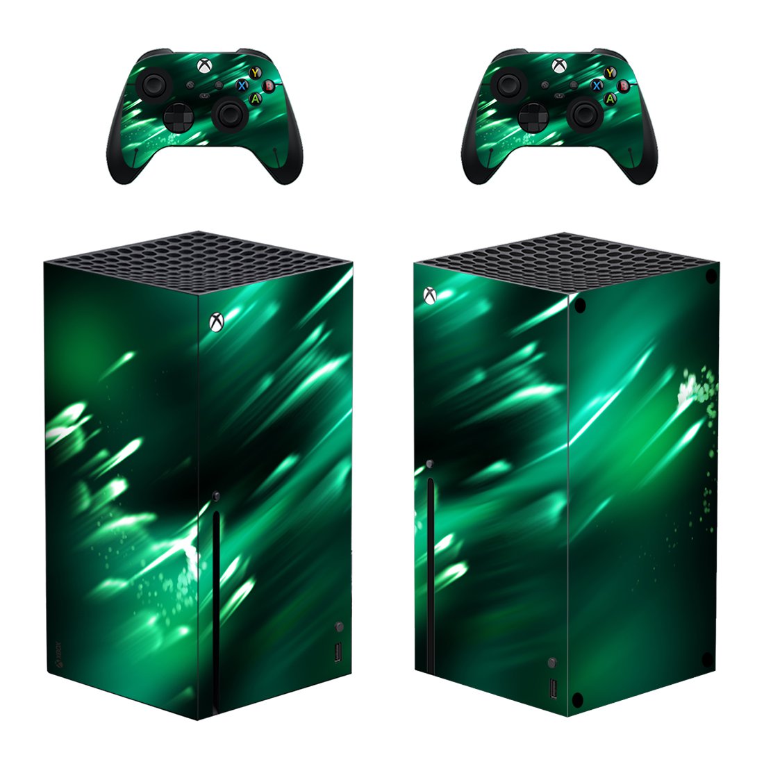 Digital Texture decal skin for Xbox Series X Console & 2 Controllers