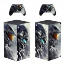 Halo decal skin for Xbox Series X Console & 2 Controllers