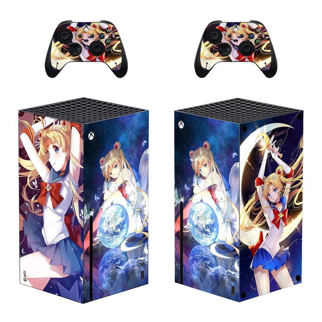 Sailor Moon decal skin for Xbox Series X Console & 2 Controllers