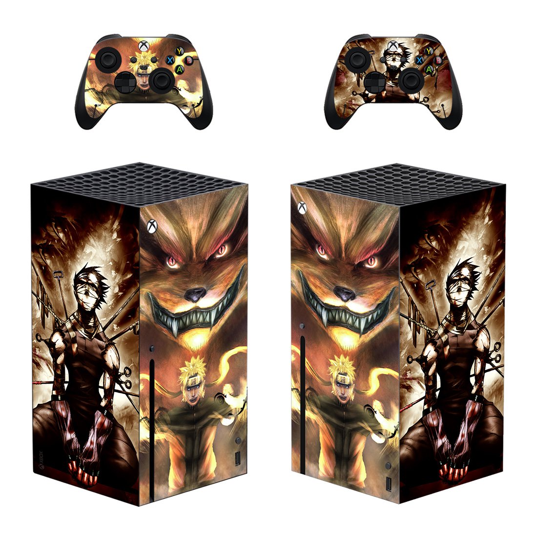 Naruto decal skin for Xbox Series X Console & 2 Controllers