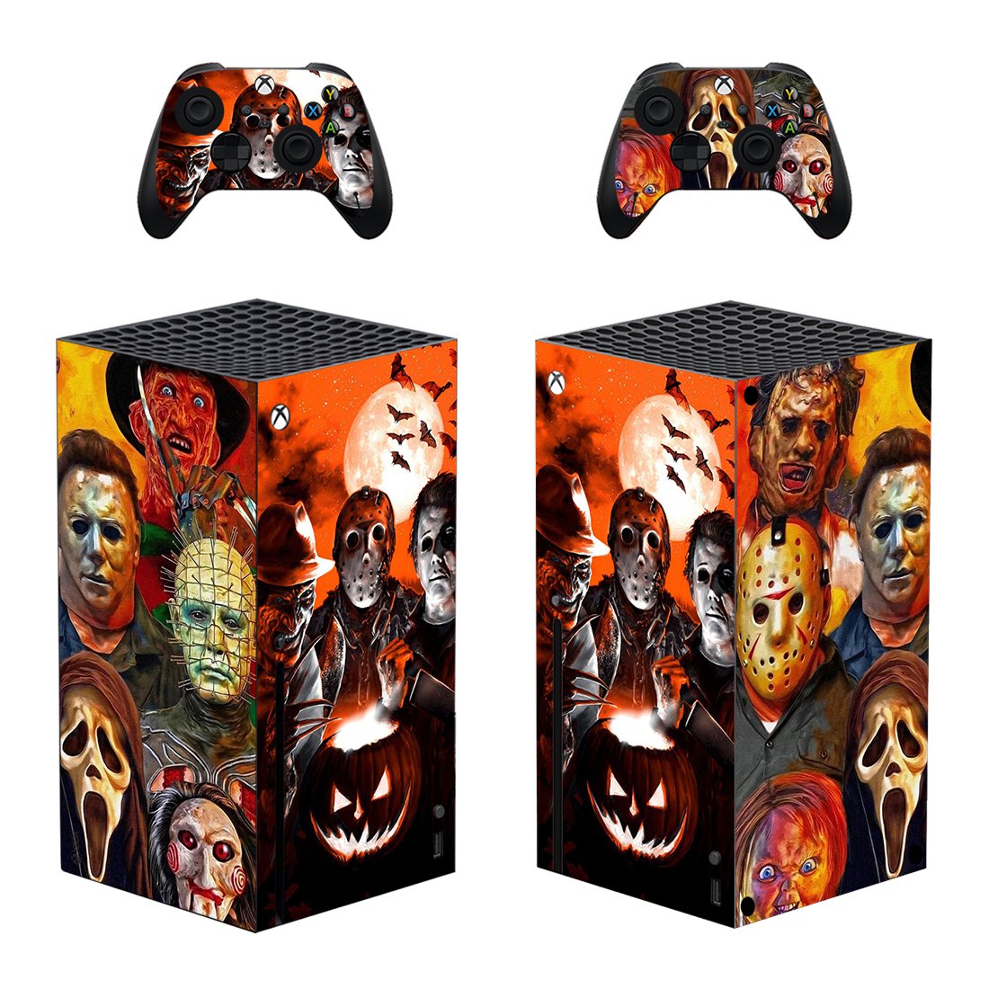 Michael Myers decal skin for Xbox Series X Console & 2 Controllers