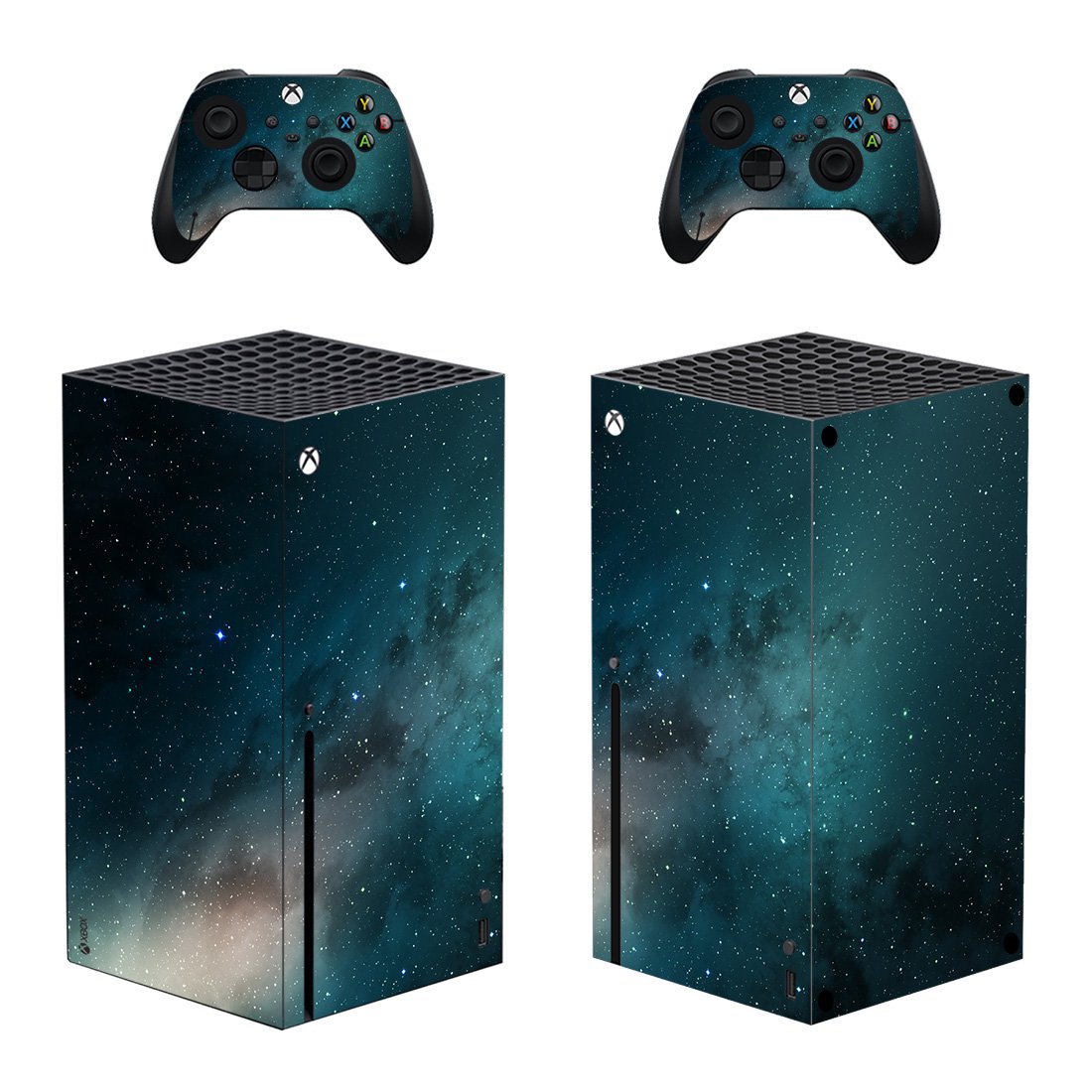 Sky Texture decal skin for Xbox Series X Console & 2 Controllers