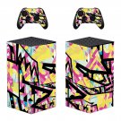 Digital Texture decal skin for Xbox Series X Console & 2 Controllers
