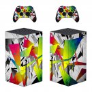 Digital Texture decal skin for Xbox Series X Console & 2 Controllers