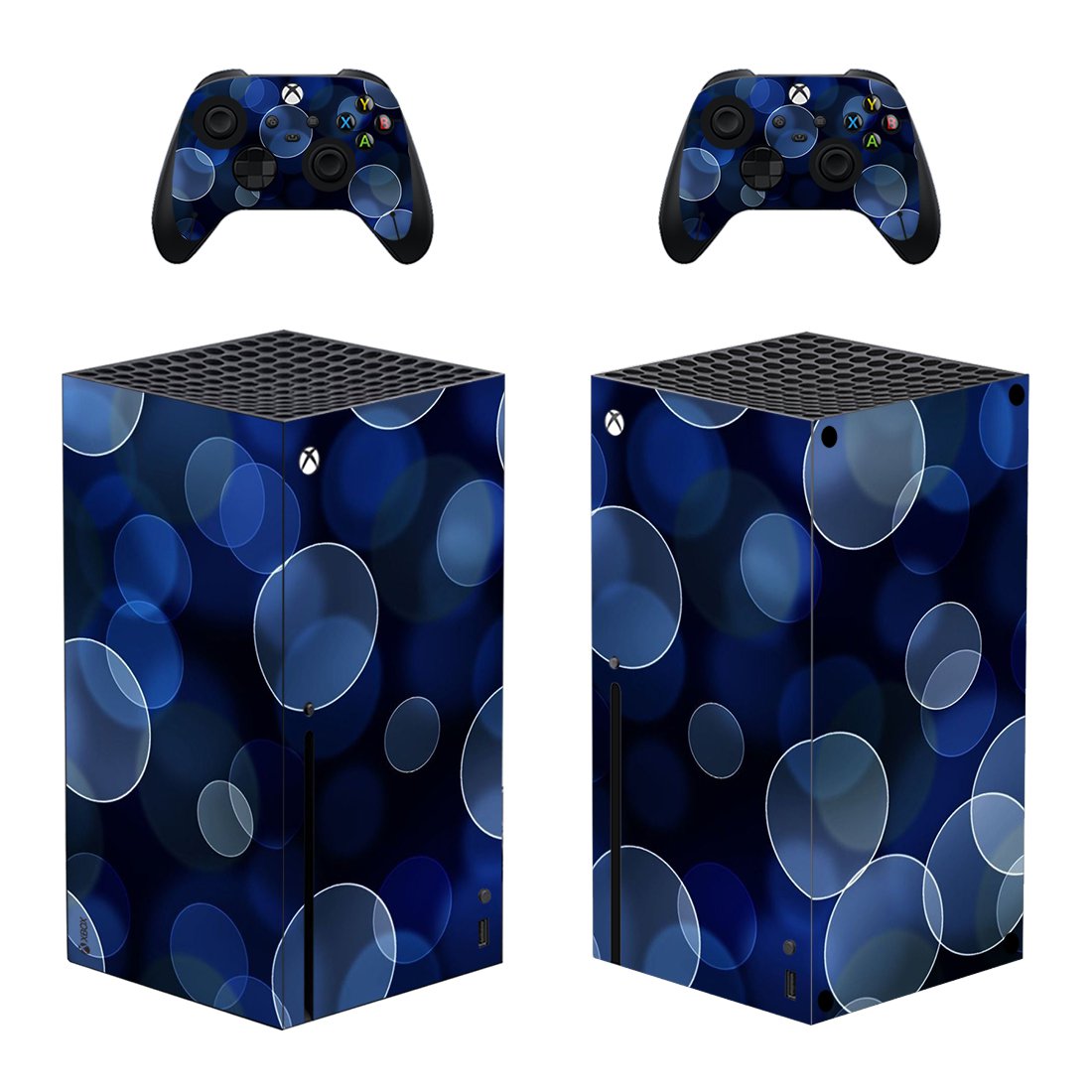 Digital Texture decal skin for Xbox Series X Console & 2 Controllers