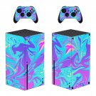Digital texture decal skin for Xbox Series X Console & 2 Controllers