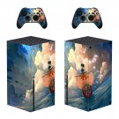 Digital Texture decal skin for Xbox Series X Console & 2 Controllers