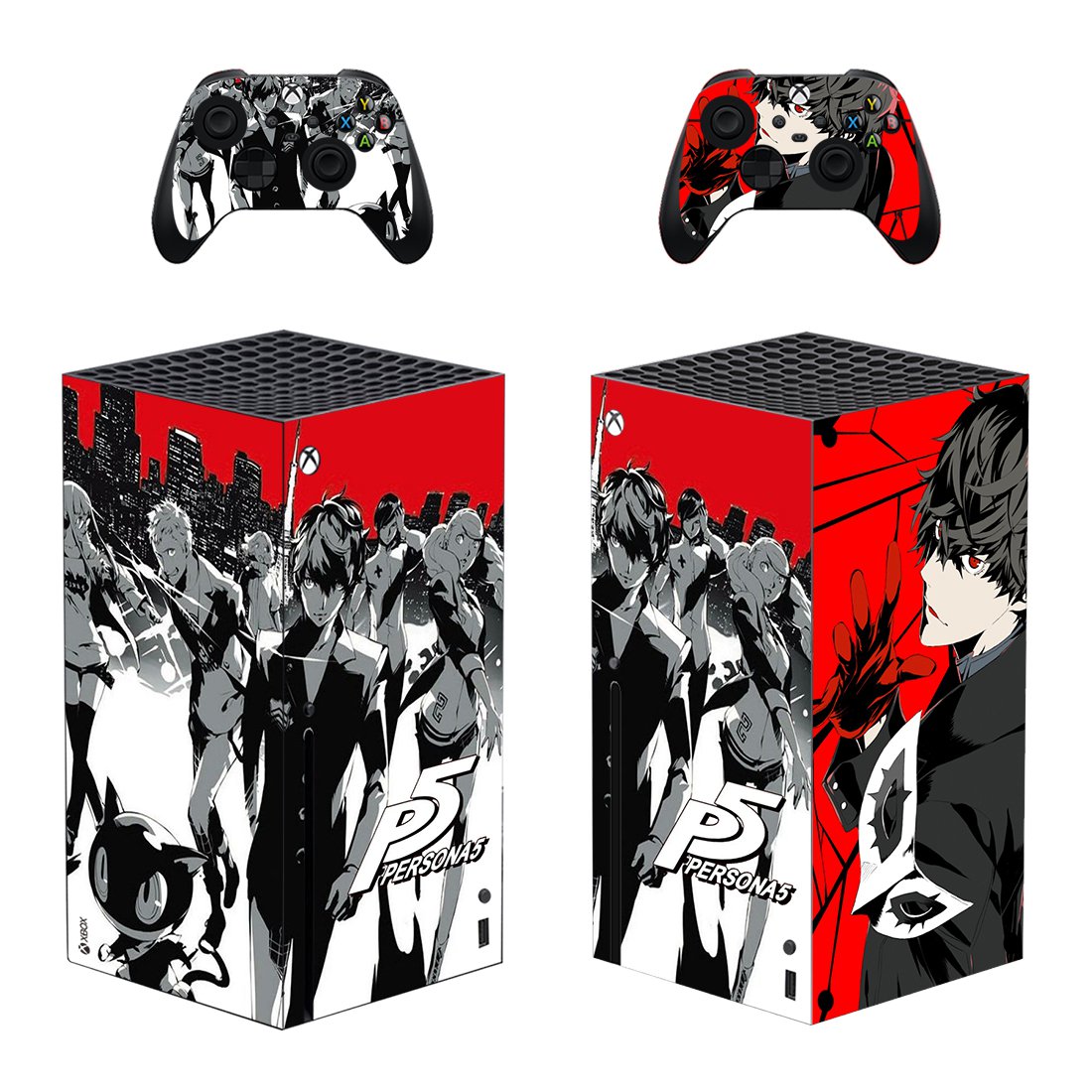 Persona 5 decal skin for Xbox Series X Console & 2 Controllers