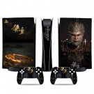 Black Myth Wukong decal skin for PS5 digital Console & 2 Controllers