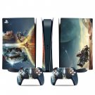 Star Field decal skin for PS5 digital Console & 2 Controllers